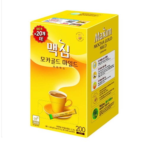 동서식품 맥심 모카골드 마일드 커피믹스 스틱 200개입 (1개)_이미지