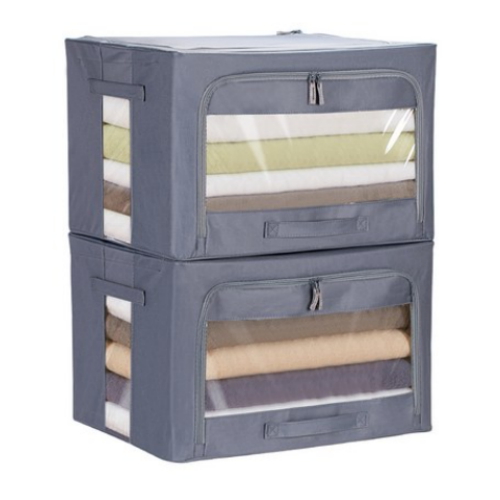 코멧 홈 패브릭 리빙박스 66L [2개]