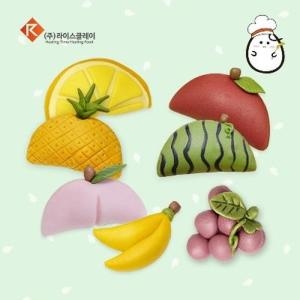 라이스클레이 추석 송편 쌀이랑놀자 과일 반달떡 DIY 만들기키트_이미지