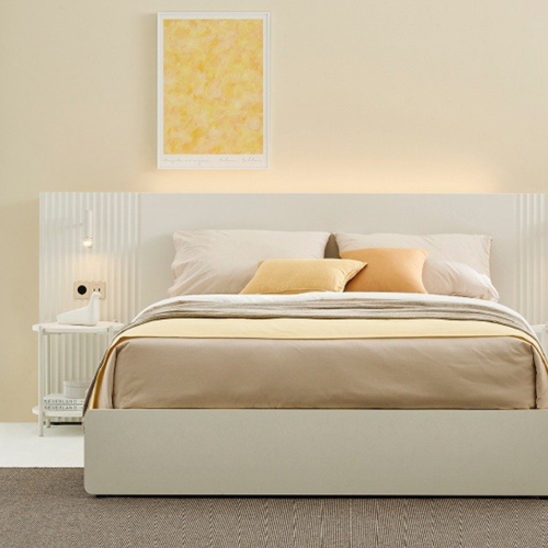 포에트 민자형 호텔 침대 Q/K+450패널+수납협탁