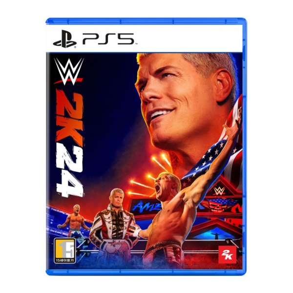  WWE 2K24 외국어판 PS5, 패키지디스크