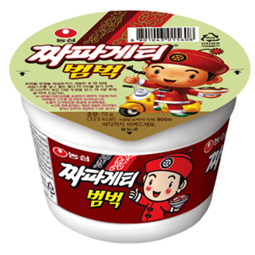 농심 짜파게티 범벅 70g (12개)_이미지
