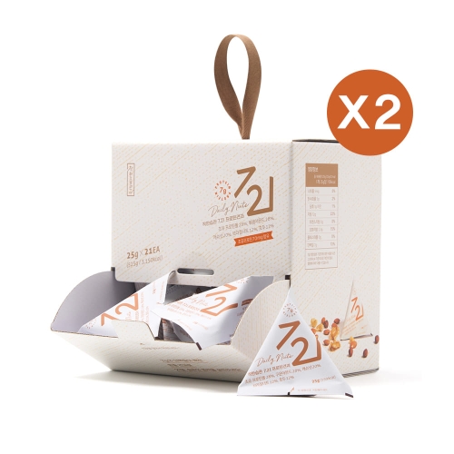 착한습관 프로틴견과 7.21 선물세트(25g 21개입) 525g (2개)
