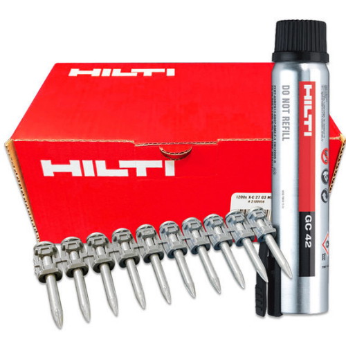 힐티 가스캔 GC42 + X-C 가스핀 27mm 1200개