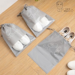 [불명] 신발보관주머니 소형 5매 여행용 캐리어 파우치 방수_이미지