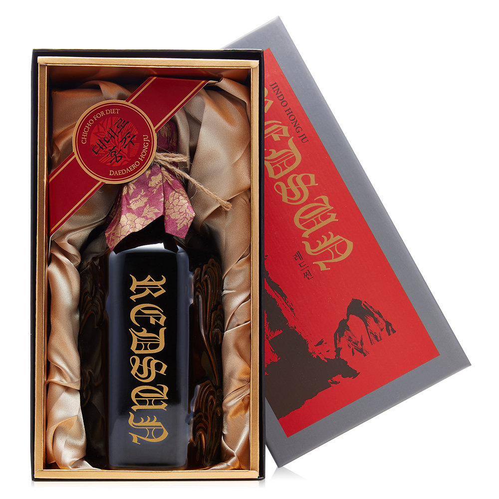 대대로영농조합법인 프리미엄 진도 홍주 레드썬 40도 500ml (1개)