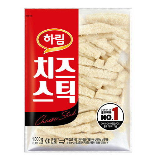하림 치즈스틱 1kg (4개)