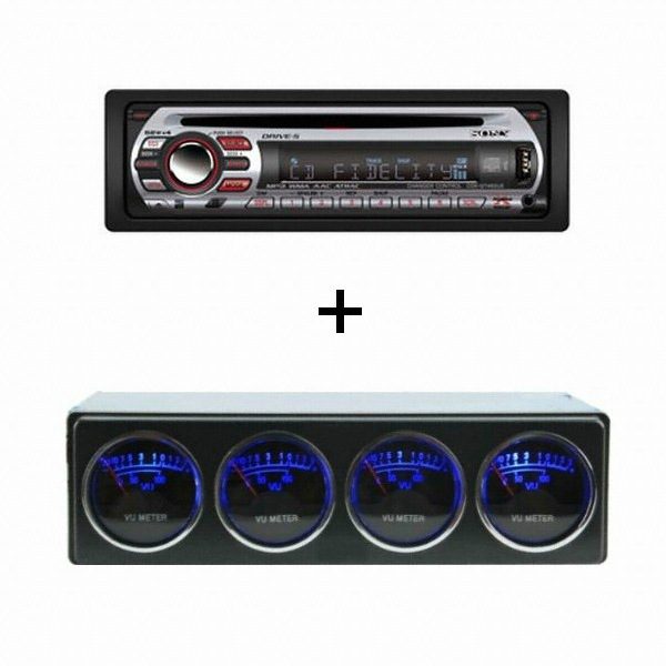 SONY CDX-GT460US (단품, 레벨미터)_이미지