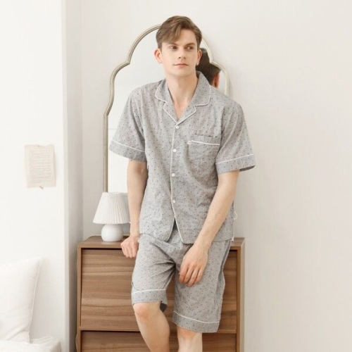 레노마 패플 이너웨어 엘리가모 남성 미니링 5부잠옷NY ME1SH61955