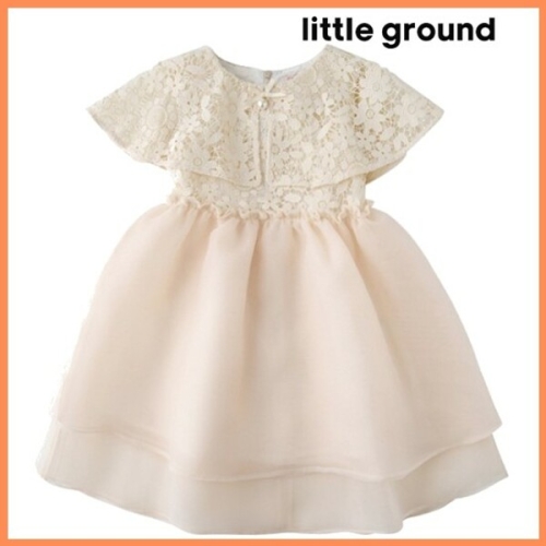리틀그라운드 8 루즈페 76119-400-01 레이스케이프드레스 아동여아 원피스 파티 공주 선물 코디룩
