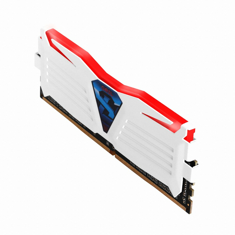 GeIL DDR4-2400 CL17 SUPER LUCE WHITE 레드 패키지 (8GB(4Gx2))_이미지