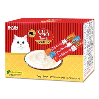 이나바 캣 챠오츄르 버라이어티팩 1260g (14g x 90p)