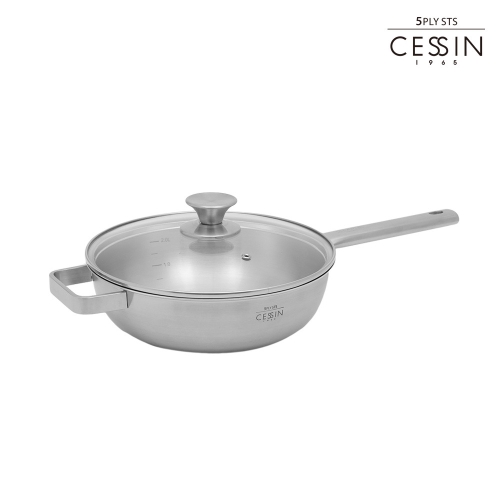 세신퀸센스 통5중 IH 스텐 편수냄비 (24cm)_이미지