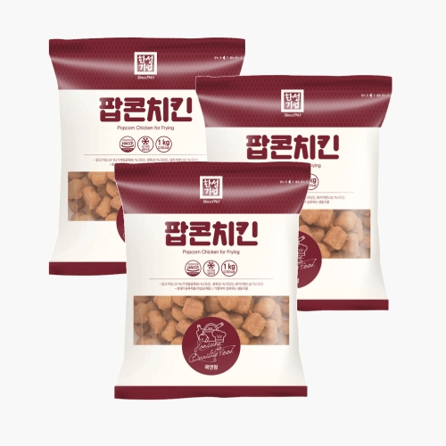 한성기업 팝콘치킨 1kg (3개)_이미지