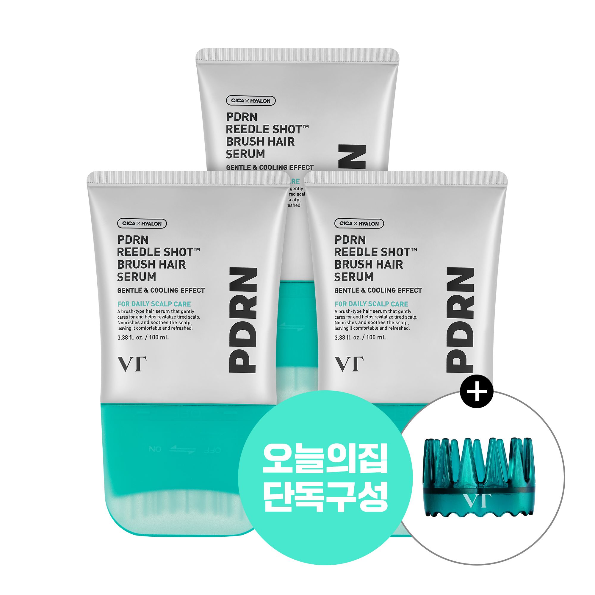 피디알엔 리들샷 브러쉬 헤어 세럼 100ml