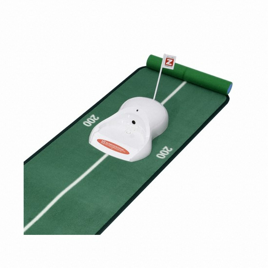 젠골프 퍼팅 가이드 라인 트랙 퍼팅 매트+오토 볼 리터너_이미지