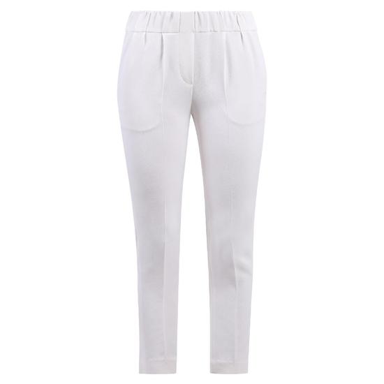 슬림 핏 팬츠 앤 crop design in 실크 blend from MA029P1673C600 T