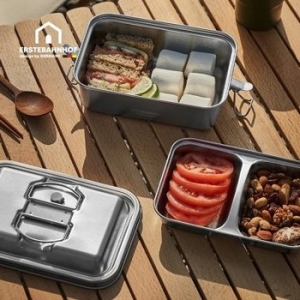 스텐 푸드박스 1800ml 도시락 캠핑 보관용기 런치박스