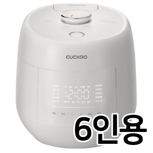 쿠쿠전자 트윈프레셔 마스터셰프 사일런스 프로 CRP-PHFFLR0610FGW이미지입니다. 누르면 해당 게시물로 새창이동합니다.