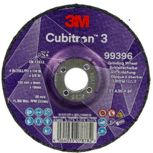 3M 큐비트론3 4인치 그라인딩 디스크 99396 (1개)