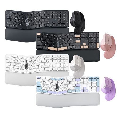 지클릭커 OFFICEPRO EMK350 무선 키보드 마우스 세트 (화이트)