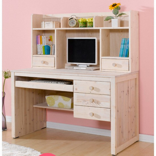 노송가구 젠풀림 원목 헤라스 편수책상세트