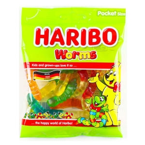 하리보 웜즈 100g 10입_이미지