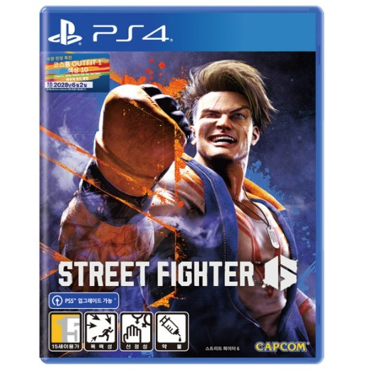 스트리트 파이터 6 한글판 PS4, 패키지디스크_이미지