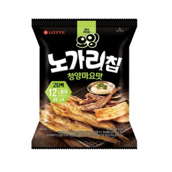롯데웰푸드 오잉 노가리칩 청양마요맛 60g (1개)