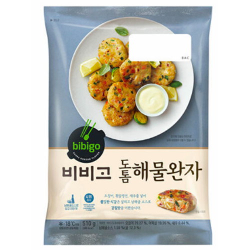 CJ제일제당 비비고 도톰 해물완자 510g[4개]