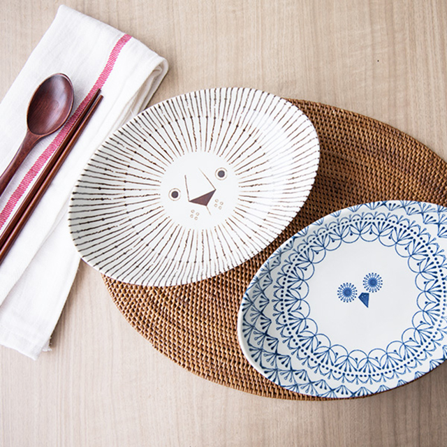 미케피카부 오발카레접시 24cm