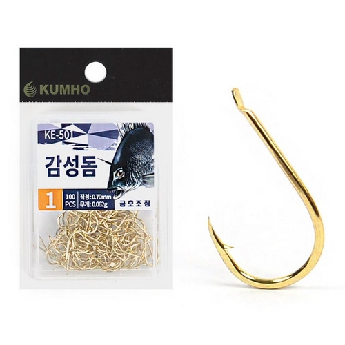 금호조침 KE-501 감성돔 바늘 골드 덕용_이미지