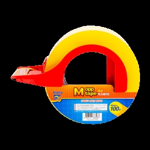 알파 OPP박스테이프 컷터기 세트 48mm x 100m (1개)_이미지