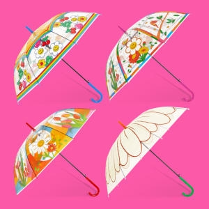 안전한 비닐 투명우산 장우산 4종 387847