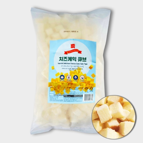 썬리취 치즈케이크 큐브 1kg (6개)_이미지