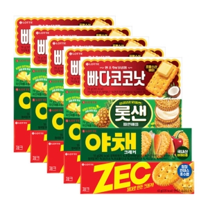 롯데제과 롯데 비스킷 4종 277g 이미지