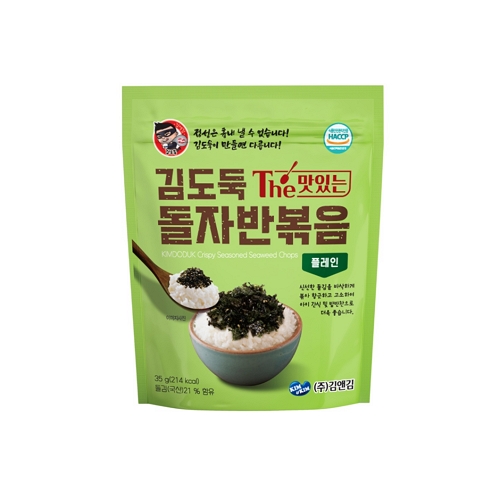 김앤김 김도둑 The 맛있는 플레인 돌자반 35g (1개)