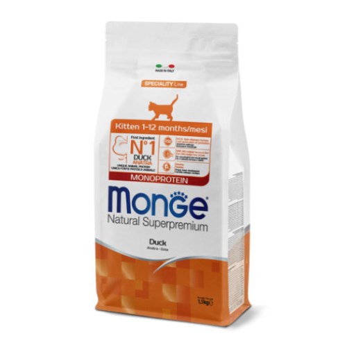몬지  캣 모노프로틴 키튼 오리 1.5kg (1개)