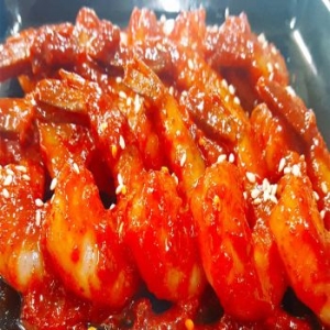 삼복호 깐양념새우장 30마리 1kg