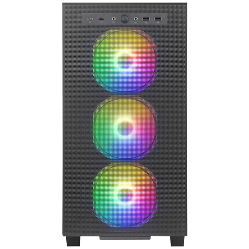 darkFlash DBM60 MESH RGB 강화유리 (블랙)_이미지