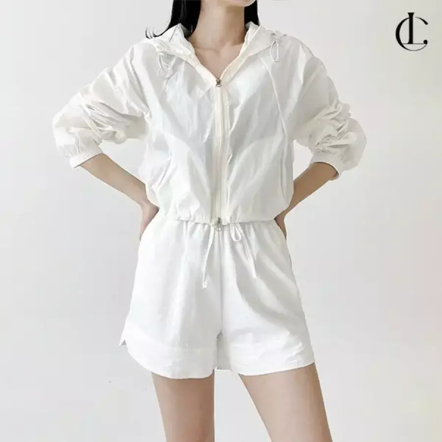 엘케이트 여성 여름 1+1 쿨 밴딩 쇼츠 런닝 헬스 트레이닝 반바지 LDM529_이미지