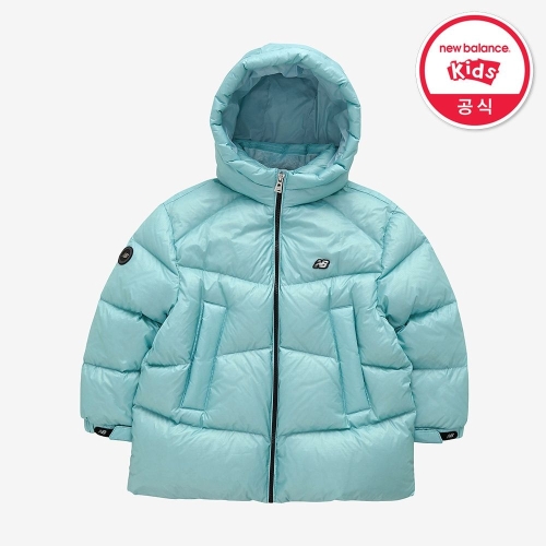뉴발란스키즈 ESSENTIAL 립조직 후드 미디다운 (NK9PF4110U84)_이미지