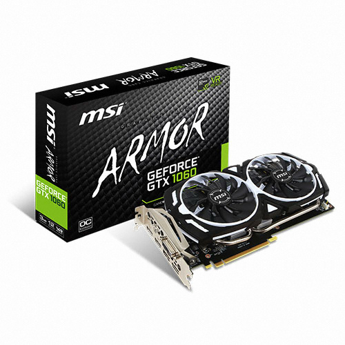 MSI 지포스 GTX1060 아머 VR OC D5 3GB