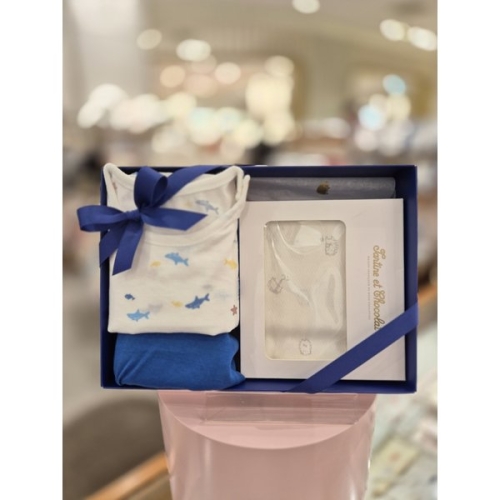 쇼콜라 BH샤크내의 손수건세트 TNOMXS589BSETA