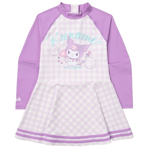 휠라키즈 쿠로미 원피스 수영복 FK2SWG2S04F_LPU_이미지