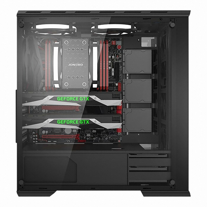 DAVEN GT404 강화유리 블랙_이미지