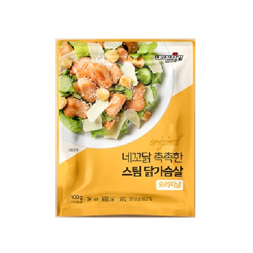 허닭프렌즈 네네치킨 네꼬닭 촉촉한 스팀 닭가슴살 오리지날 100g