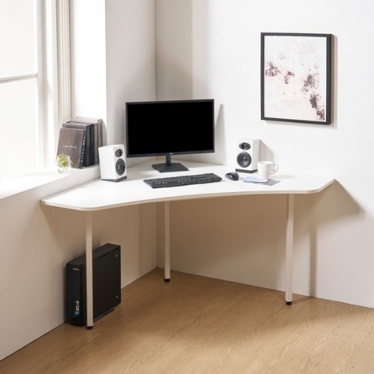  스킬디자인 지스엠 코너형 컴퓨터 책상 [1050x1050]