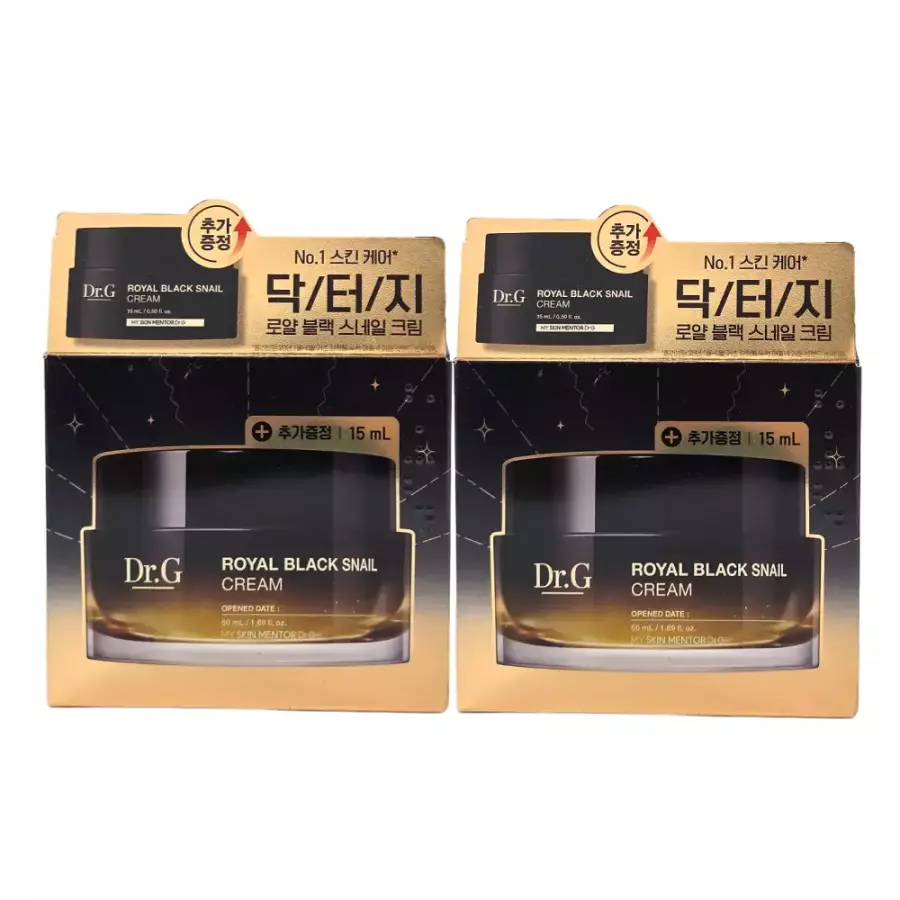 고운세상 닥터지 로얄 블랙 스네일 크림 50ml + 15ml (2세트)