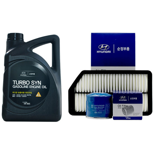 현대모비스 터보씬 5W30 + 순정필터 아반떼MD 가솔린_이미지